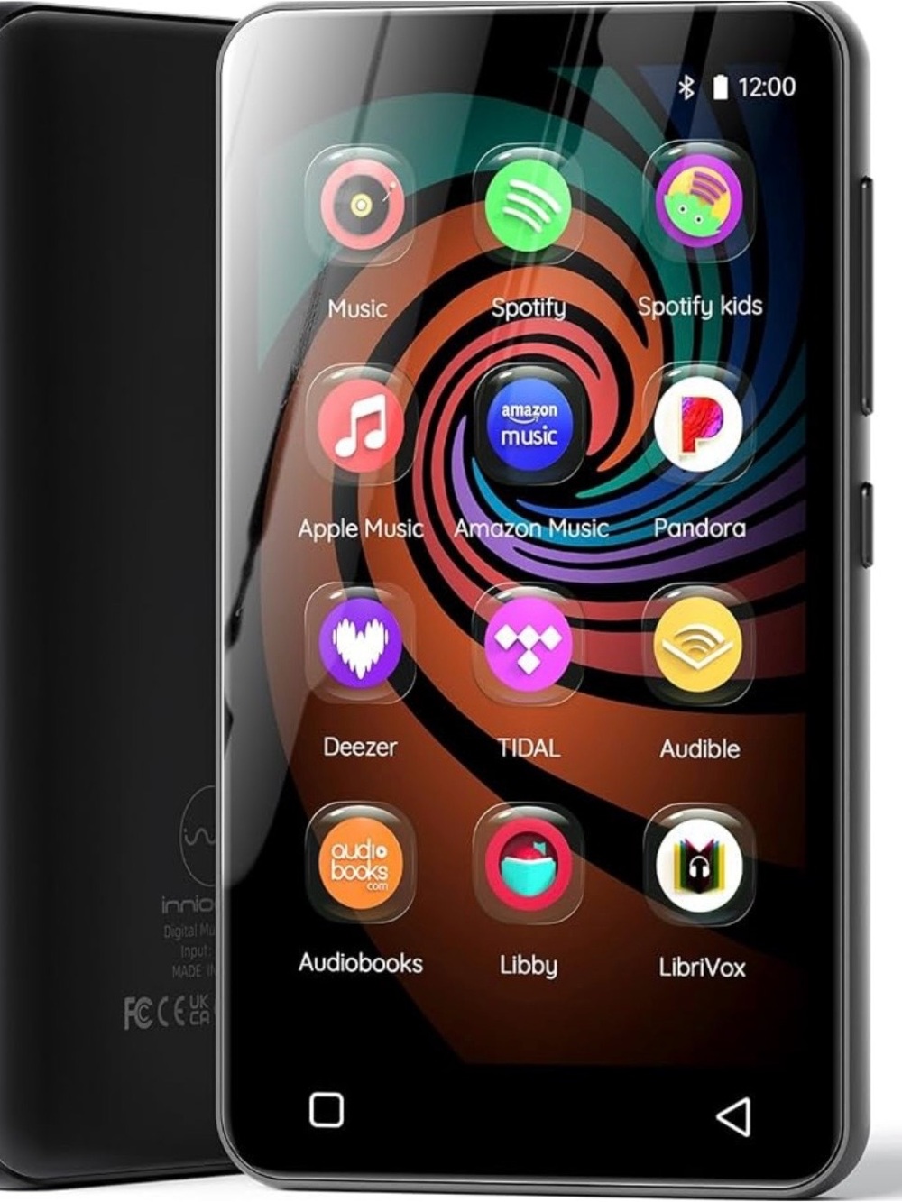 TIMMKOO MP3 player comes pre-installed with popular apps like Spotify,new